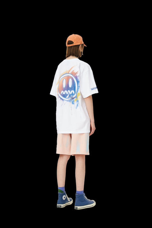 Ghost Face Paint Print T-shirt - PSYLOS 1, Ghost Face Paint Print T-shirt, T-Shirt, BEASTER, PSYLOS 1